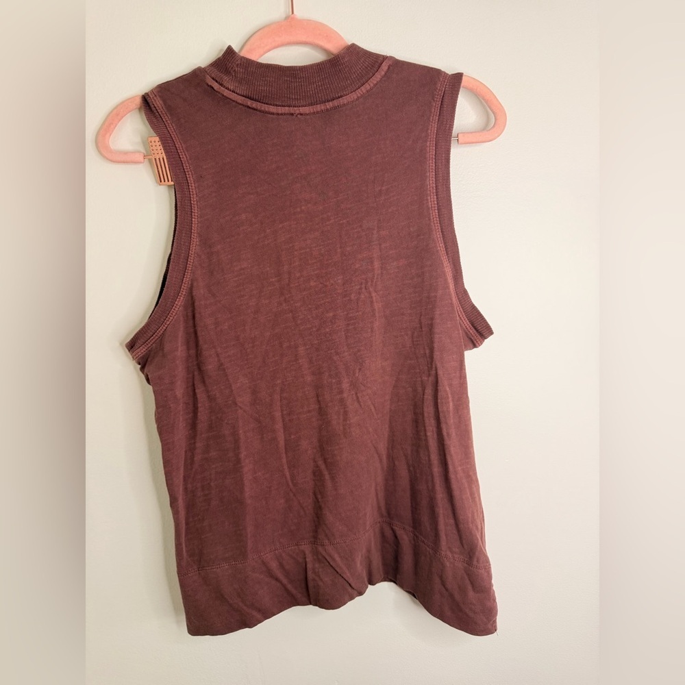 Anthropologie Brown Muscle Tee - Picture 3 of 4